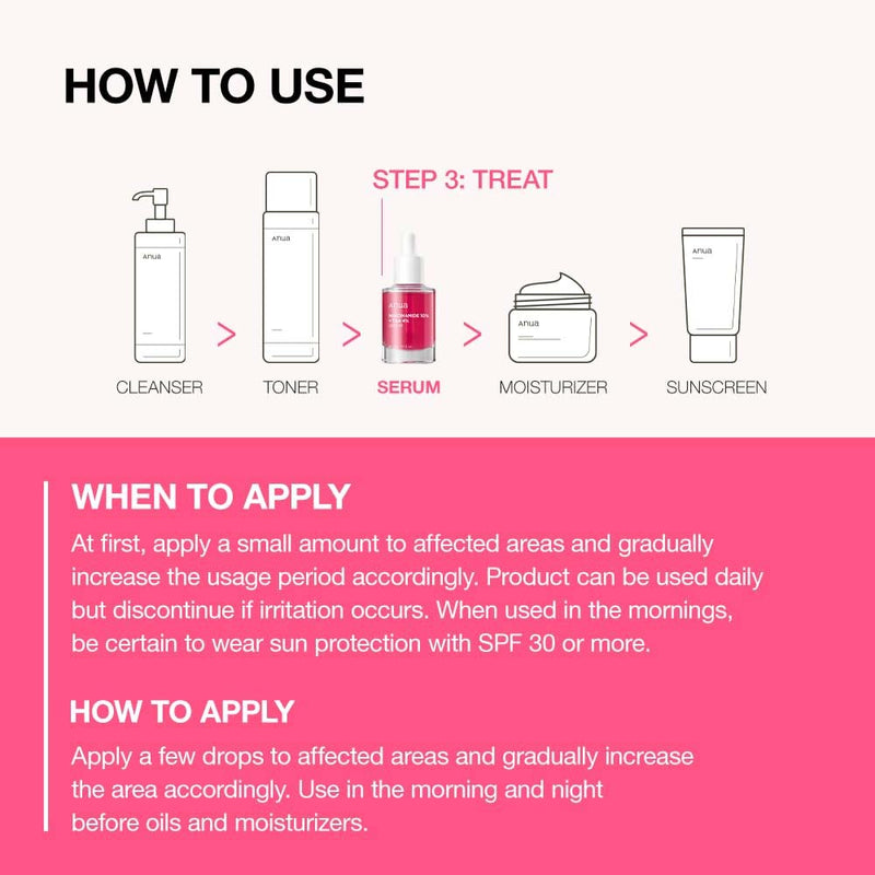 Anua Niacinamide 10% + TXA 4% Serum