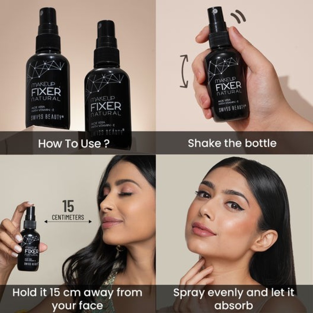 Swiss Beauty Makeup Fixer Natural Aloe Vera with Vitamin - E
