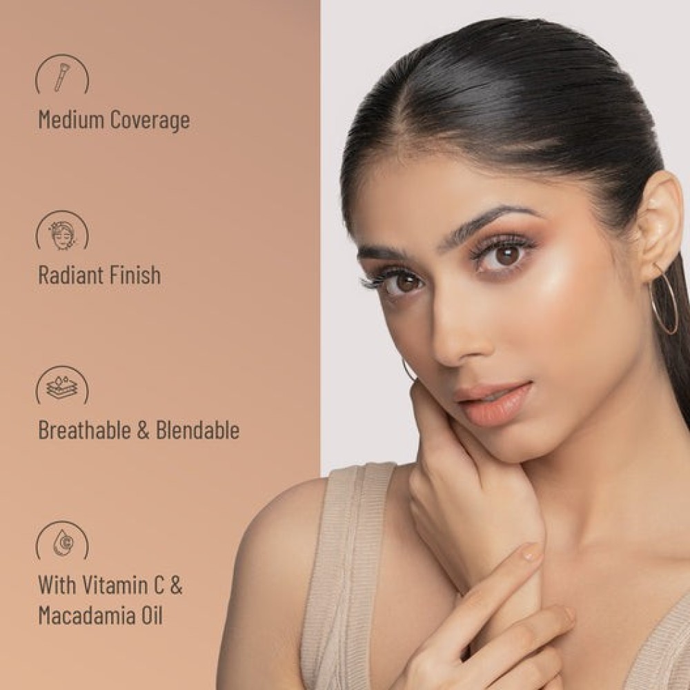 Swiss Beauty Flawless Finish Daily Wear Light Weight Foundation with Vitamin C & Macadamia Oil