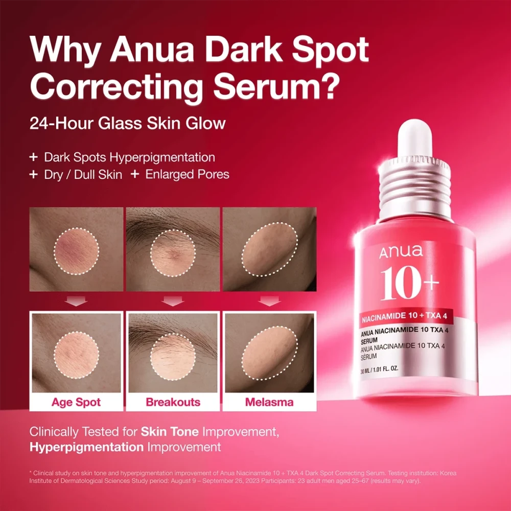 Anua Niacinamide 10% + TXA 4% Dark Spot Correcting Serum