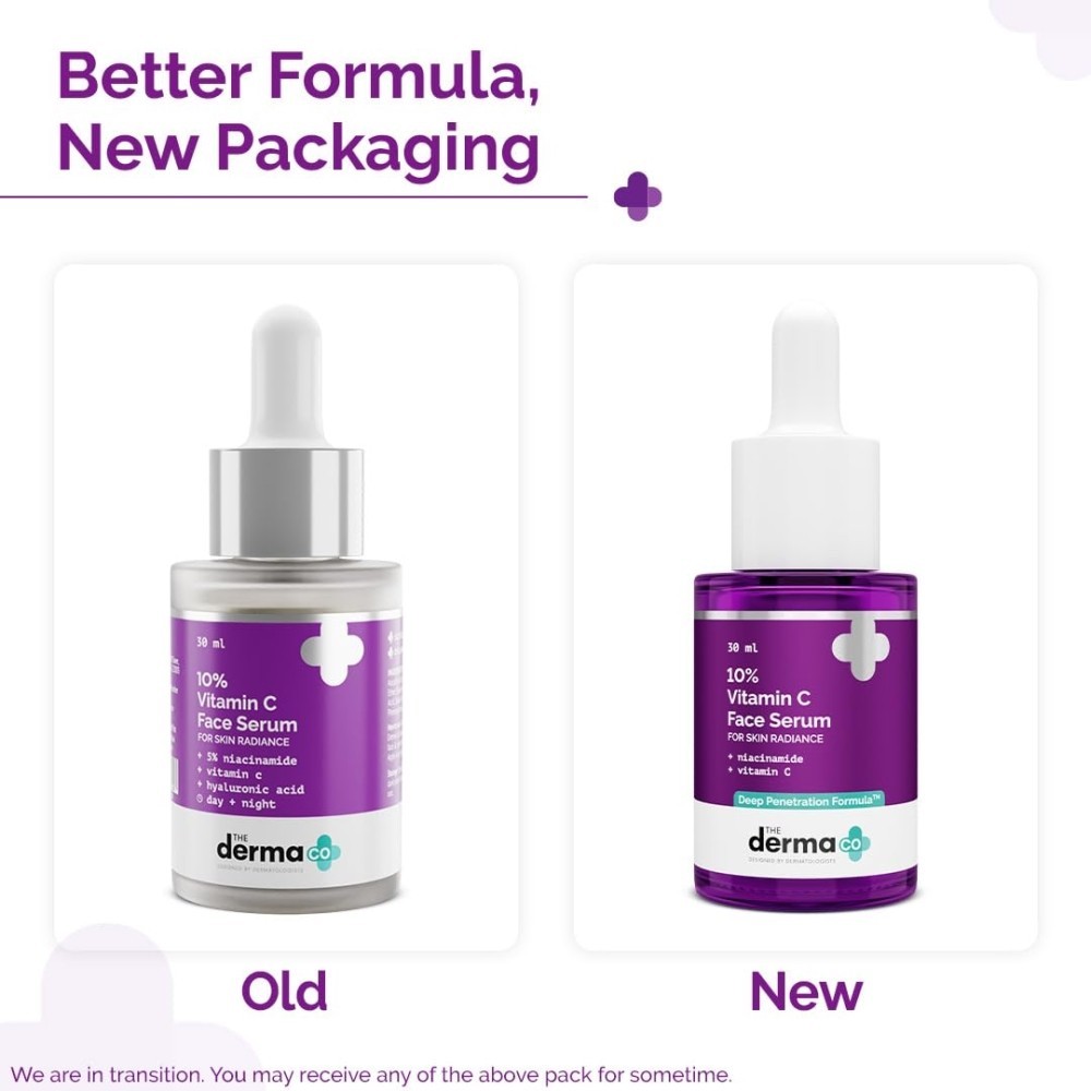 The Derma Co 10% Vitamin C Face Serum for Skin Radiance