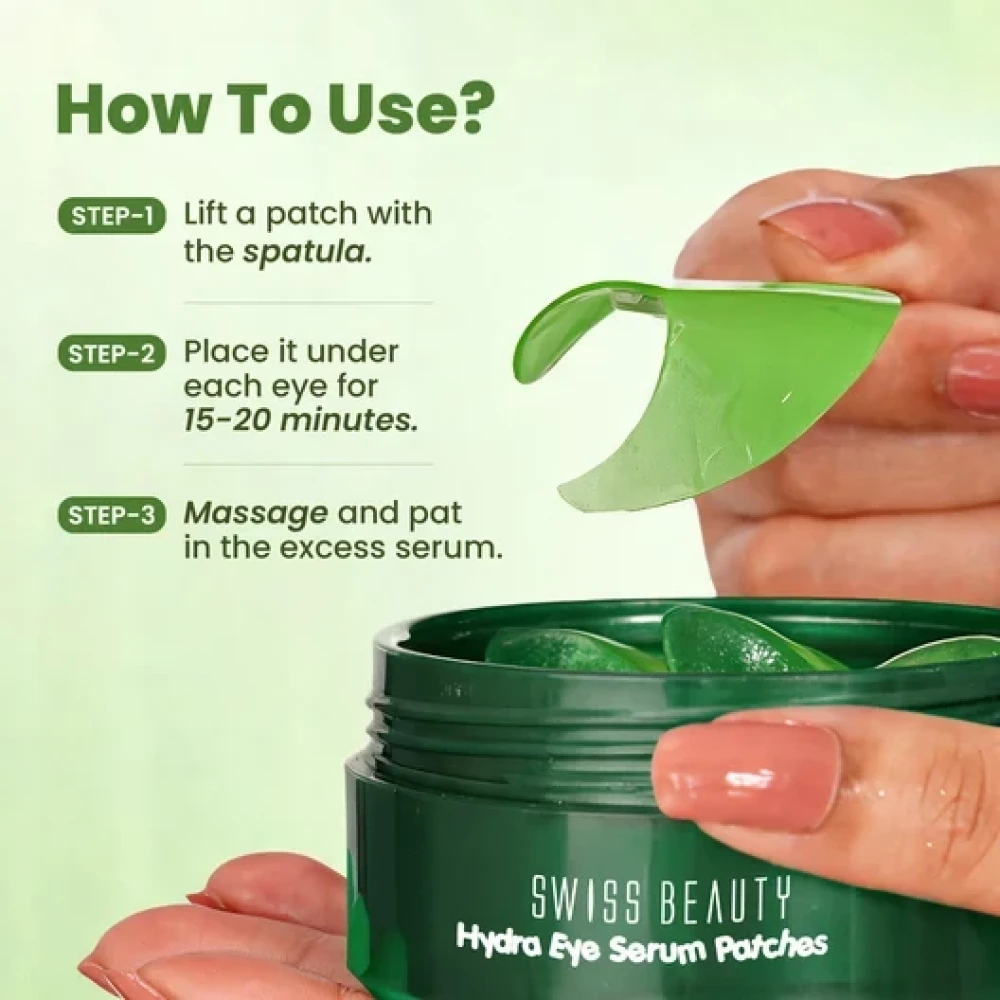 Swiss Beauty Hydra Eye Serum Patch with Aloe Vera