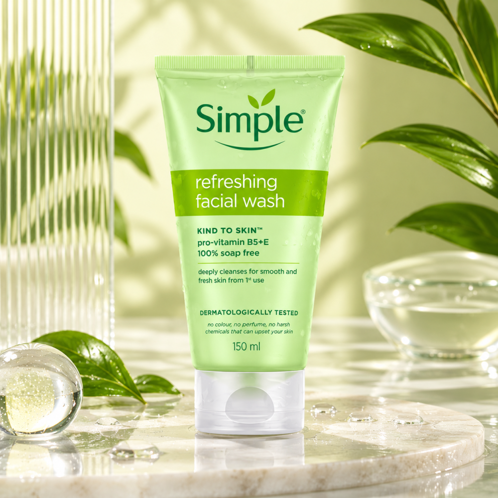 Simple Kind To Skin Refreshing Facial Wash Gel 150 ml